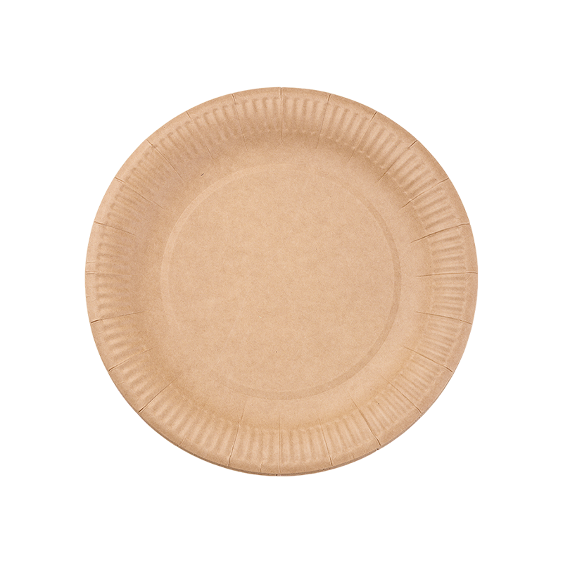 10.5-Inch Kraft Food Tray Plate – Eco-Friendly