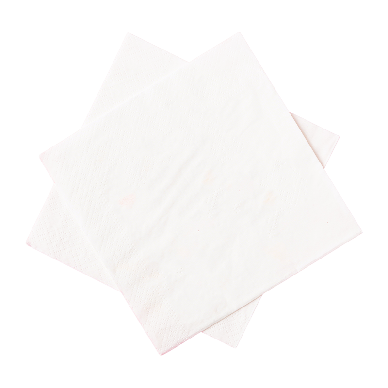 White Beverage Napkin