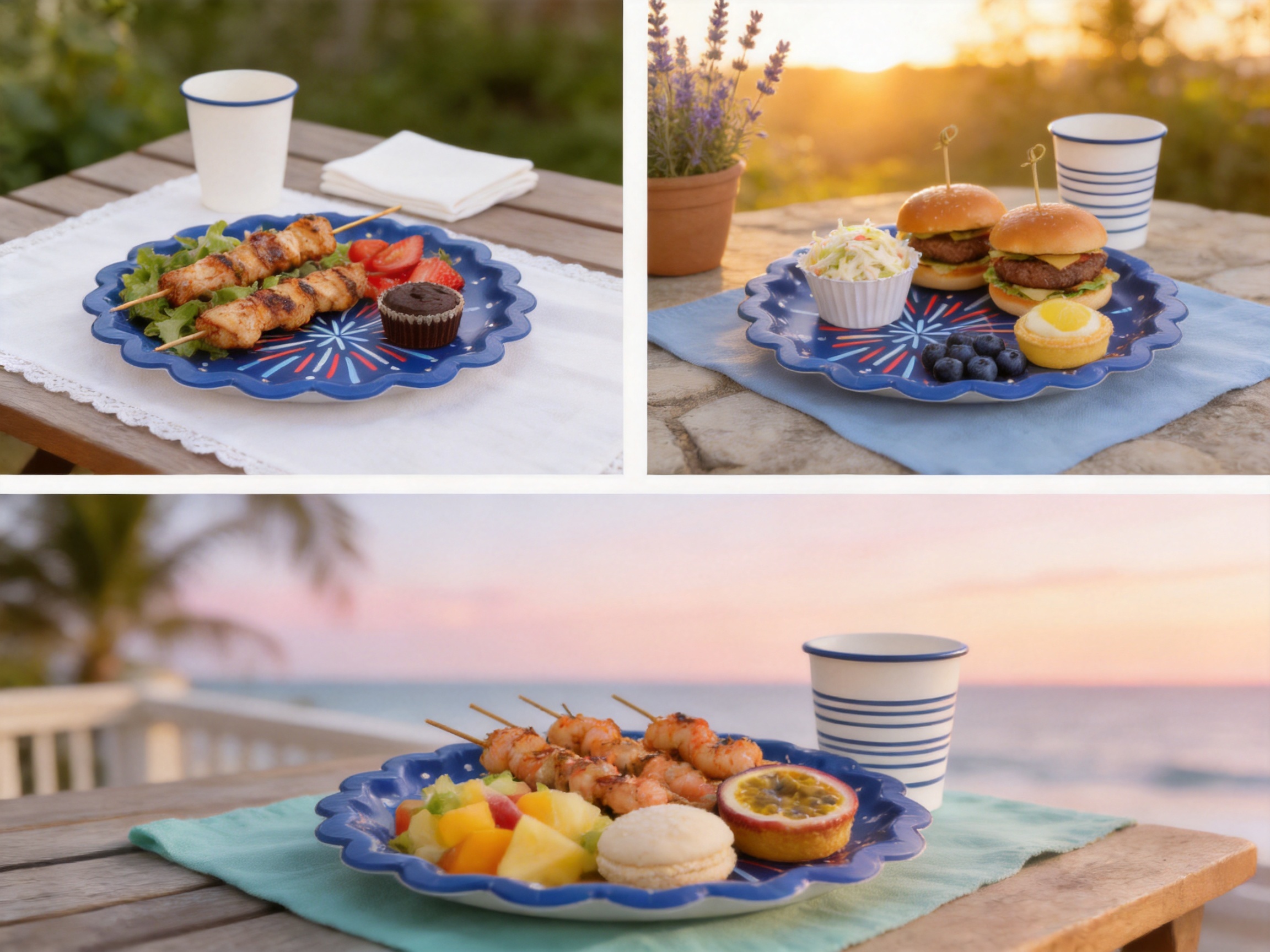 10.5-Inch Customizable Outdoor Serving Plate for Reliable Catering Performance